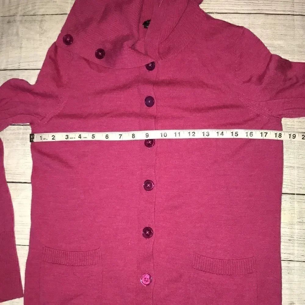 Talbots Merino Wool Button Front Cardigan Sweater - Picture 5 of 8
